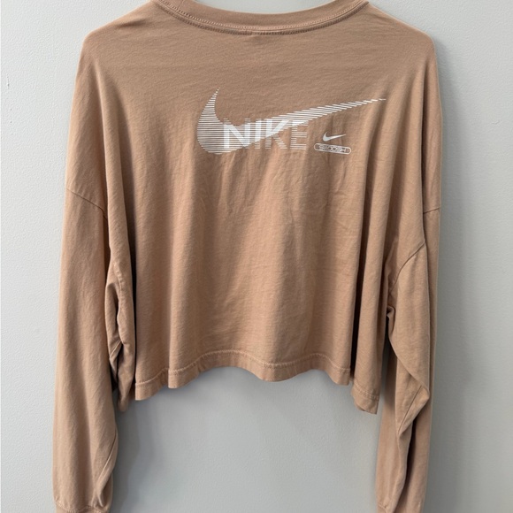 Nike Women's Brown Long Sleeve Tee - Picture 2 of 2
